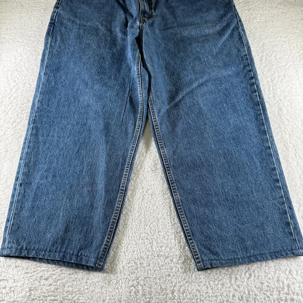 Levi's 560 Denim Jeans Men's Size 42x27 Med Wash Cotton Blue Relaxed Fit NEW